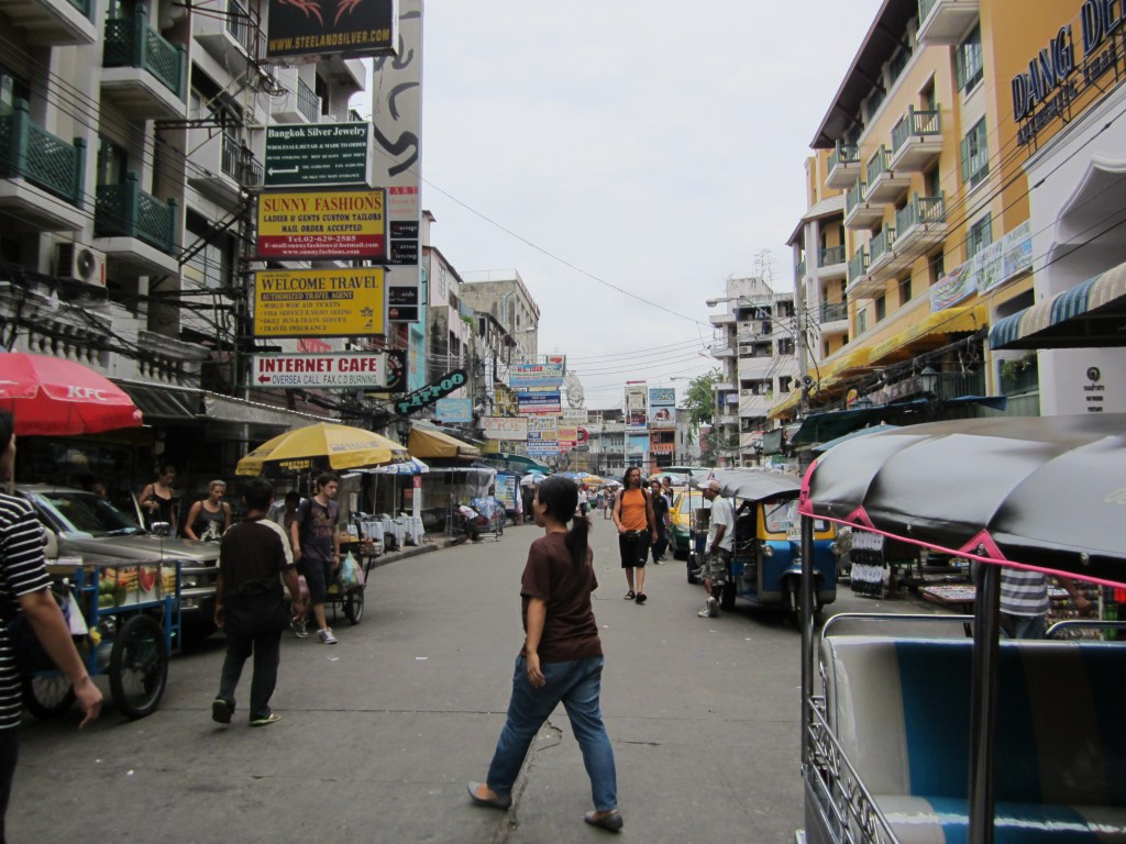 Busy street in Bangkok