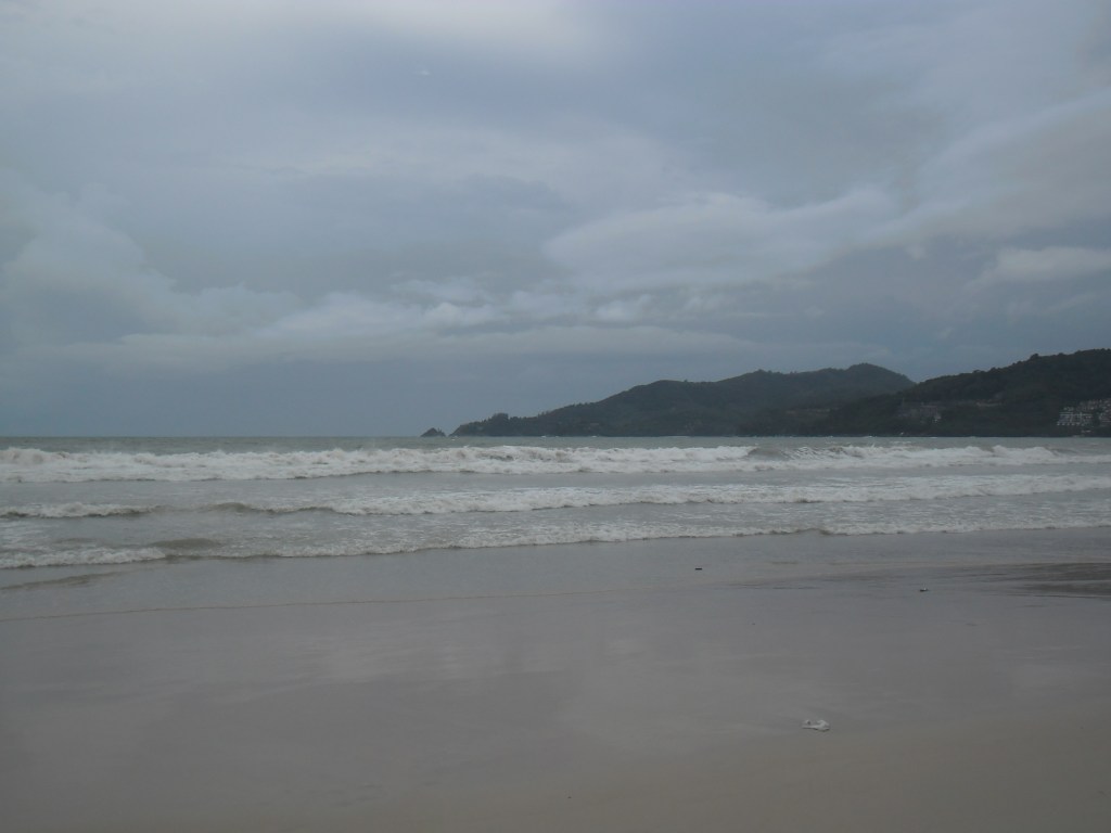 Beach under an overcast sky