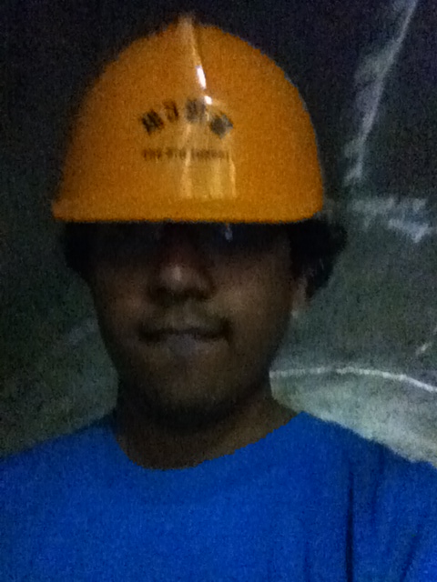Me and the helmet