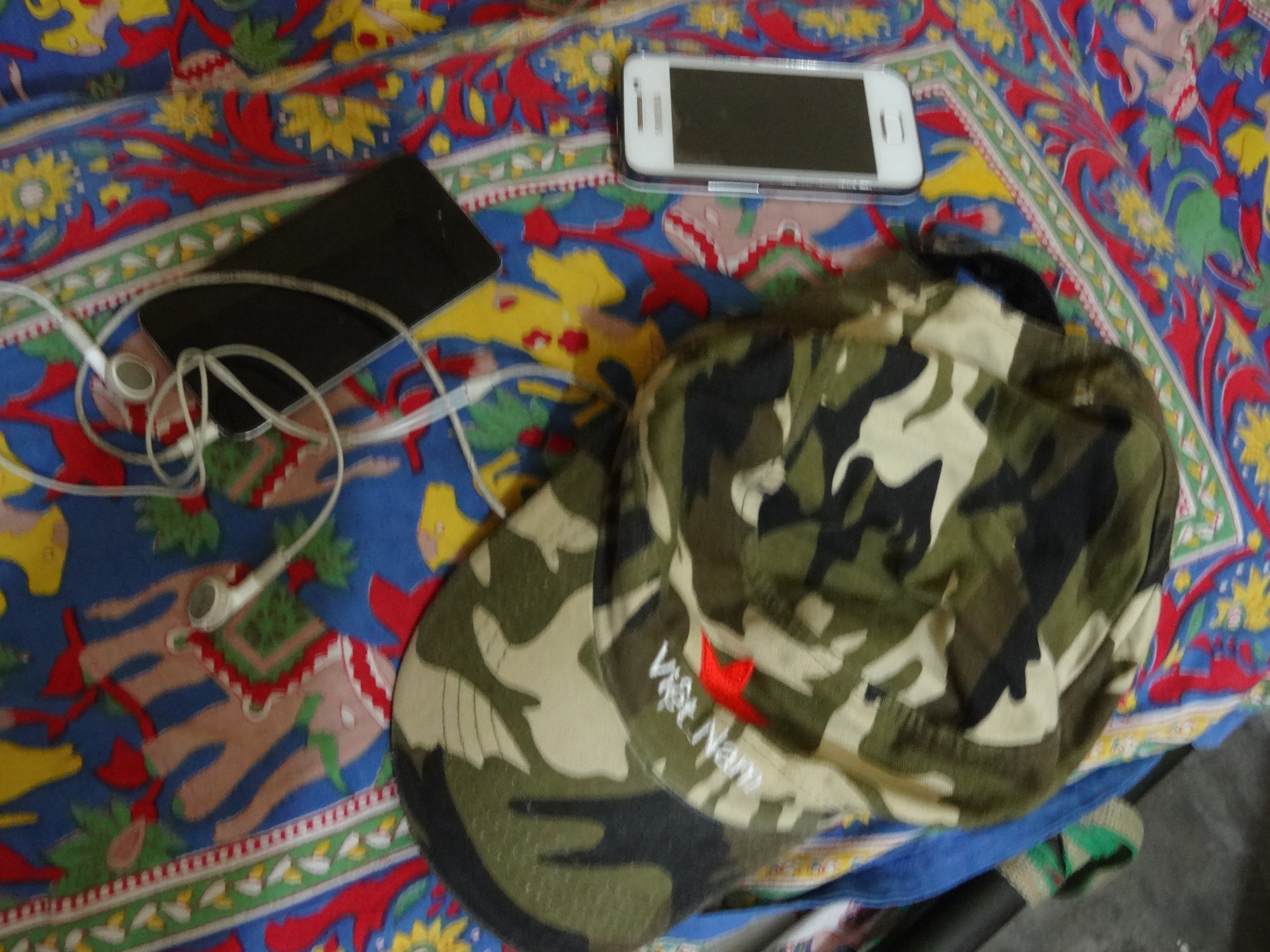 My iPod, Phone and cap