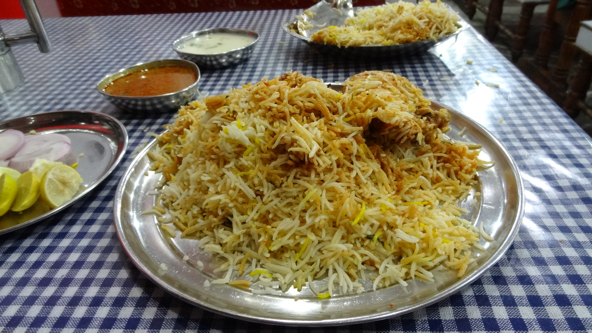 The famous Hyderabadi Biryani